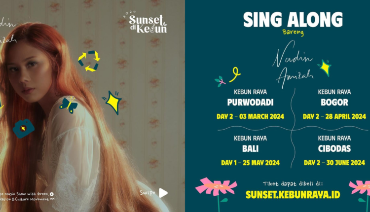 Nadin Amizah Hadir Di Sunset di Kebun Raya Cibodas 2024