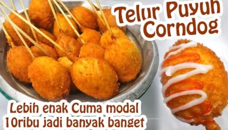 Resep Corn Dog Telur Puyuh, Kuliner Kekinian yang Lezat