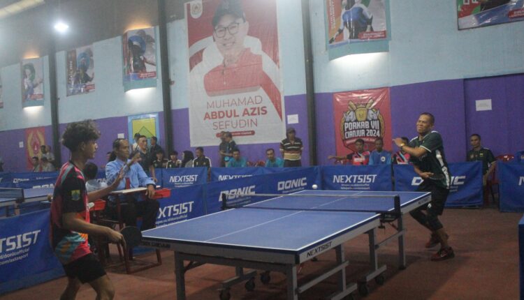 Cabang Olahraga Tenis Meja Porkab Dihimbau Gunakan Bat Standar Internasional