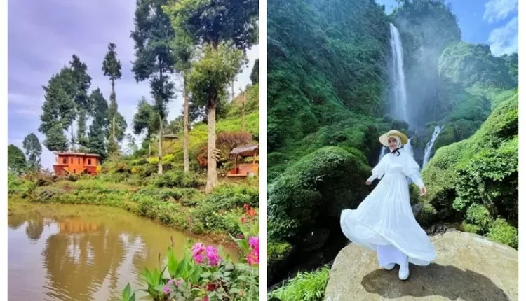 Keindahan Curug Citambur, Air Terjun 130 Meter dengan Beragam Spot Foto Menarik di Cianjur