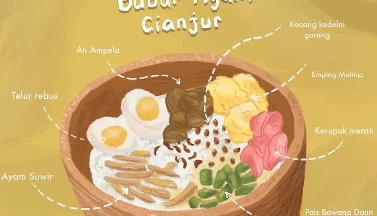 5 Kuliner Legendaris Bubur Ayam Cianjur, Cita Rasa Autentik yang Menyebar ke Berbagai Kota